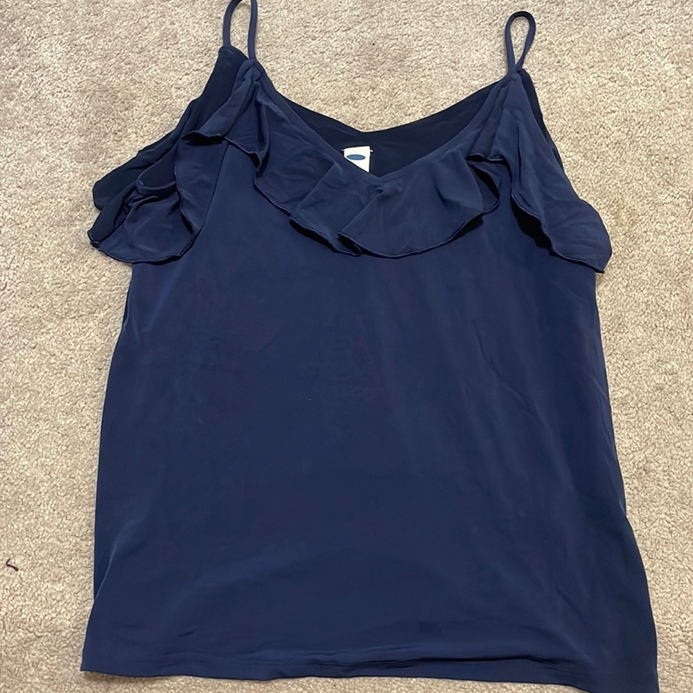 Blue old navy tank top